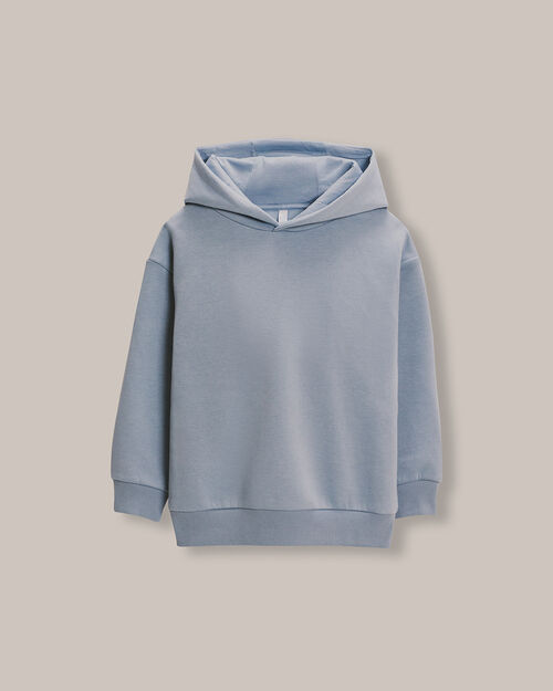 Sudadera Hoodie Básica Azul